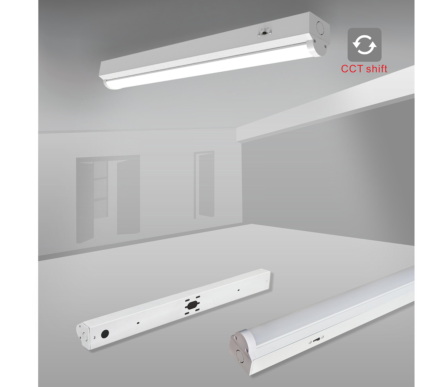 led stecca luce cct