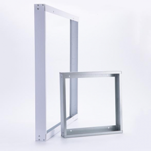 aluminium and iron mounting frames