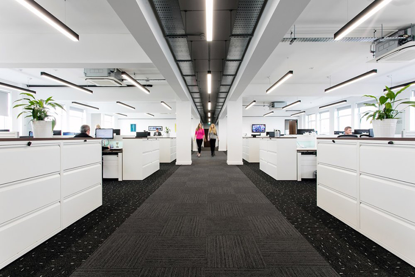 linear led light office