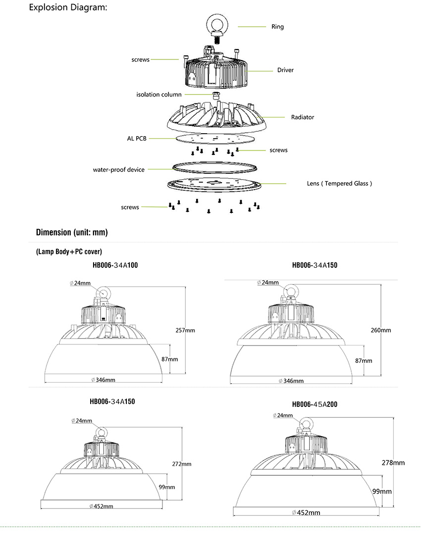 ufo led highbay light