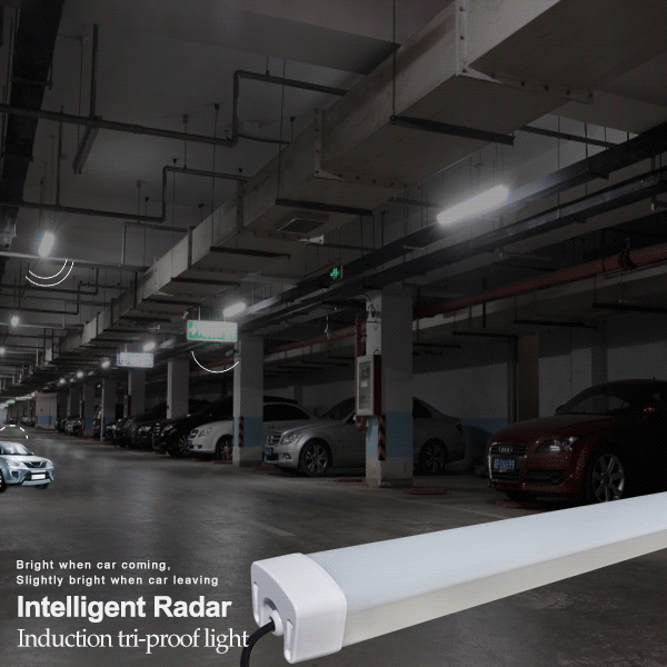 led triproof light for garage